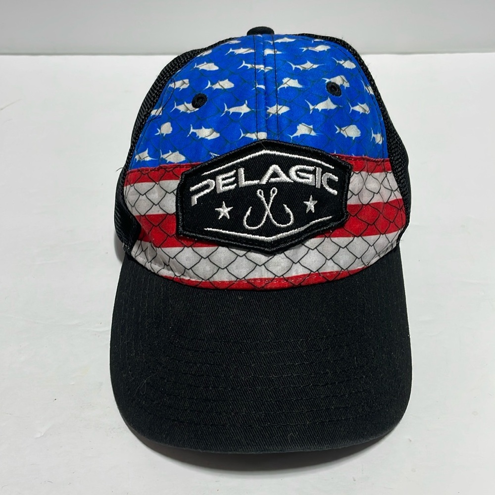 Pelagic Adjustable Trucker Style Fishing Hat